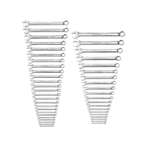 Gearwrench 44pc 12pt Long Patteren Combination Metric/SAE Spanner Set