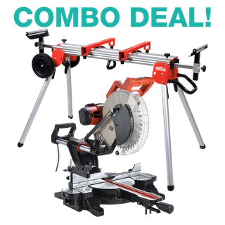 ToolShed Mitre Saw Compound Sliding 305mm 1700W with Stand