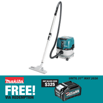 Makita XGT Cordless Vacuum Cleaner Brushless Wet/Dry 8L 40v - Bare Tool