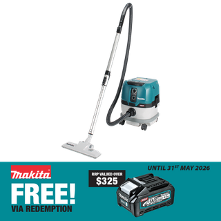Makita XGT Cordless Vacuum Cleaner Brushless Wet/Dry 8L 40v - Bare Tool