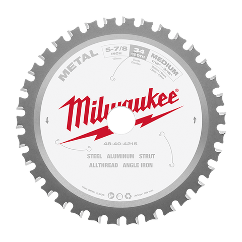 Milwaukee Circular Saw Blade 150mm 34T Ferrous Metals