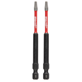 Milwaukee SHOCKWAVE Power Bit Square #1 89mm 2pk