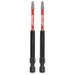 Milwaukee SHOCKWAVE Power Bit Square #1 89mm 2pk