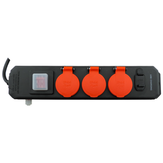 ToolShed 3 Outlet Power Board with USB