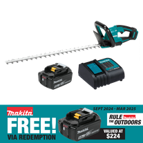 Makita LXT Cordless Brushless Hedge Trimmer 600mm 18V 5Ah