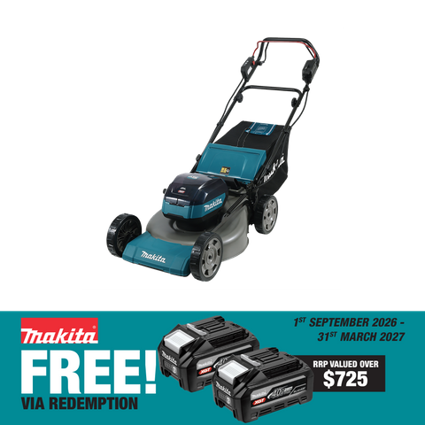 Makita XGT Cordless Lawn Mower Brushless 534mm Self Propelled  40V - Bare Tool