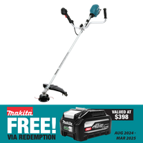 Makita XGT Cordless Brushless Brushcutter-Bike Handle 40V - Bare Tool