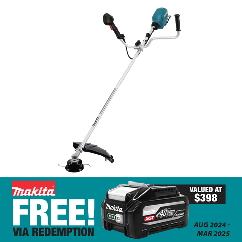 Makita XGT Cordless Brushless Brushcutter-Bike Handle 40V - Bare Tool