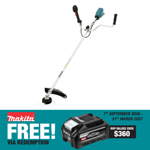 Makita XGT Cordless Line Trimmer Brushless Bike Handle 40V - Bare Tool