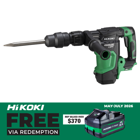 HiKOKI Cordless Demolition Hammer SDS Max 36V - Bare Tool