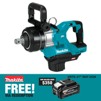 Makita XGT Cordless Impact Wrench 1in D-Handle 3150Nm 40V - Bare Tool