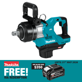 Makita XGT Cordless Impact Wrench 1in D-Handle 3150Nm 40V - Bare Tool