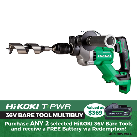 HiKOKI Cordless Impact Drill Brushless 20mm 36v - Bare Tool