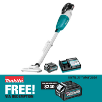 Makita XGT Cordless Stick Vacuum Brushless HEPA 40V 2.5Ah