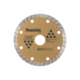 Makita Diamond Cut Off Blade Economy Turbo Rim 230mm