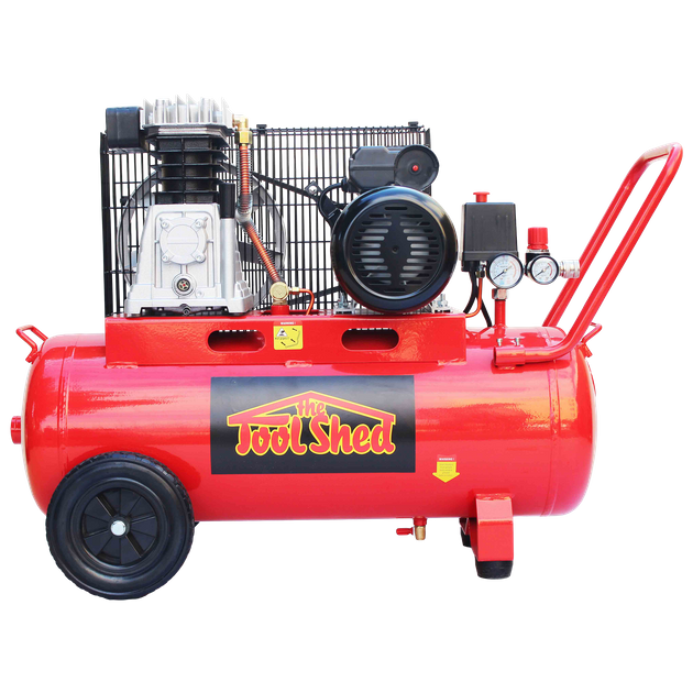 Buy ToolShed Air Compressor Belt Drive 3HP 50 Litre online in New