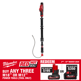 Milwaukee M12 Cordless Trapsnake Urinal Auger 1.2M 12V - Bare Tool