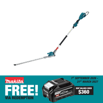Makita XGT Cordless Pole Hedge Trimmer 600mm 40V - Bare Tool