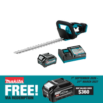Makita XGT Cordless Hedge Trimmer Brushless 500mm 40V 2.5Ah
