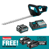 Makita XGT Cordless Hedge Trimmer Brushless 500mm 40V 2.5Ah