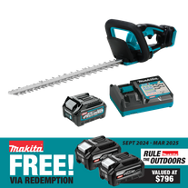 Makita XGT Cordless Hedge Trimmer Brushless 500mm 40V 2.5Ah