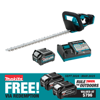 Makita XGT Cordless Hedge Trimmer Brushless 600mm 40V 2.5Ah