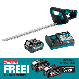 Makita XGT Cordless Hedge Trimmer Brushless 600mm 40V 2.5Ah