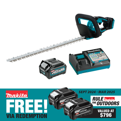 Makita XGT Cordless Hedge Trimmer Brushless 600mm 40V 2.5Ah