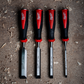 Milwaukee Beveled Edge Wood Chisel Set 4pc