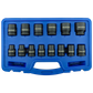 TRUXON 1/2in Dr Metric Impact Socket Set 14pc