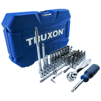 TRUXON 1/4in Dr Metric Socket Set 53pc