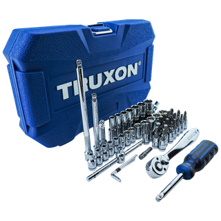 TRUXON 1/4in Dr Metric Socket Set 53pc
