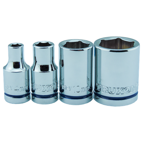 TRUXON 1/4in Dr Socket 4mm
