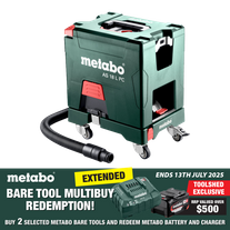 Metabo Cordless Vacuum Cleaner 18V - Bare Tool