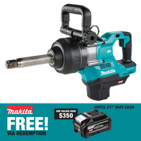 Makita XGT Cordless Impact Wrench 1in D-Handle 3150Nm with Anvil 40V - Bare Tool