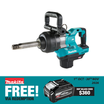 Makita XGT Cordless Impact Wrench 1in D-Handle 3150Nm with Anvil 40V - Bare Tool