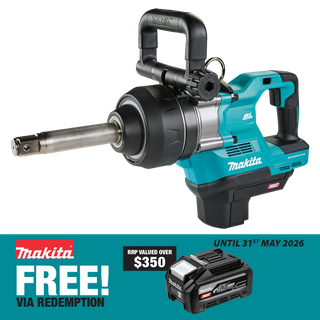 Makita XGT Cordless Impact Wrench 1in D-Handle 3150Nm with Anvil 40V - Bare Tool