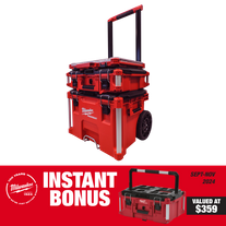 Milwaukee PACKOUT Rolling Tool Box Set 3pc with Bonus Large Toolbox