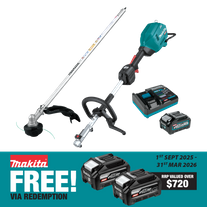 Makita XGT Multi-Function Power Head with Line Trimmer Attachment 40V 4Ah