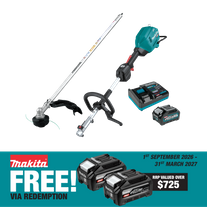 Makita XGT Multi-Function Power Head with Line Trimmer Attachment 40V 4Ah