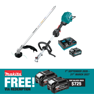 Makita XGT Multi-Function Power Head with Line Trimmer Attachment 40V 4Ah