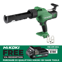 HiKOKI Cordless Caulking Gun 300ml 18v - Bare Tool