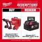 Milwaukee M18 FUEL Cordless Hammer Drill & Impact Wrench 2AB3 18V 5Ah