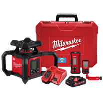 Milwaukee M18 Dual Grade Rotary Laser 1220m Red 18V 3Ah