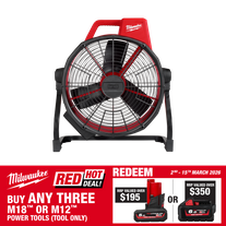 Milwaukee M18 Cordless Area Fan High Performance 457mm 18V - Bare Tool