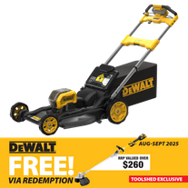 DeWalt FLEXVOLT Cordless Lawn Mower 530mm Self Propelled 54V 15Ah
