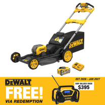 DEWALT FLEXVOLT Lawn Mower 21in/530mm Self Propelled 54V 15Ah