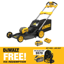 DEWALT FLEXVOLT Lawn Mower 21in/530mm Self Propelled 54V 15Ah