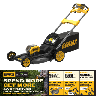 DeWalt FLEXVOLT Lawn Mower 21in/530mm Self Propelled 54V 15Ah