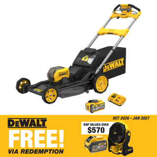 DEWALT FLEXVOLT Lawn Mower 21in/530mm Self Propelled 54V 15Ah